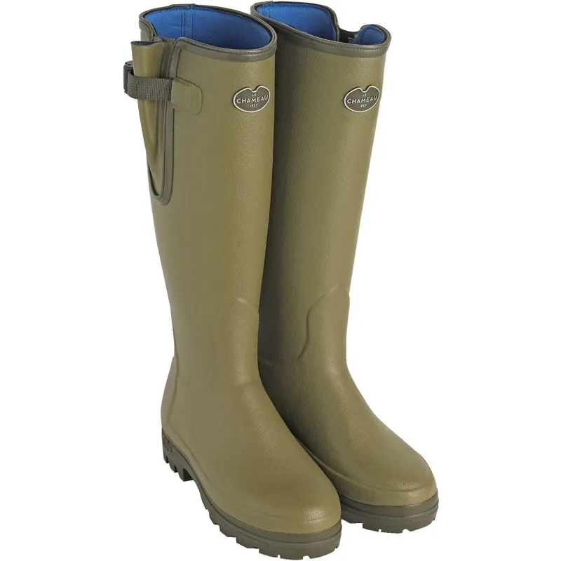 Le Chameau Vierzonord Women's Neoprene Lined Boot in Vert Vierzon