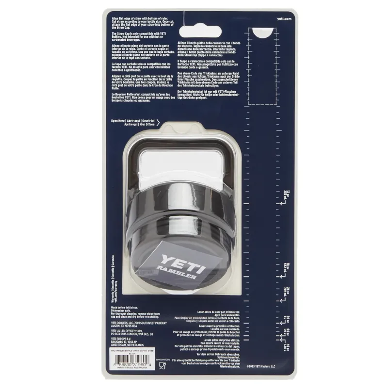 YETI Rambler Bottle Straw Cap V3 in Black-1