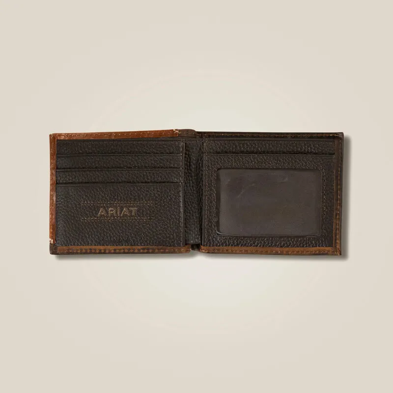 Filigree corner bifold wallet-1