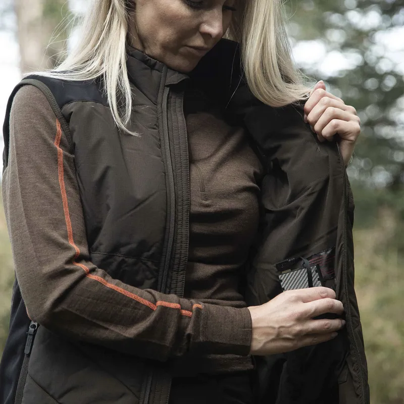 Northern Hunting Reidar Heat Vest in Dark Green-11