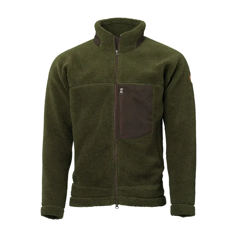 Laksen Teddy Fleece Jacket in Olive