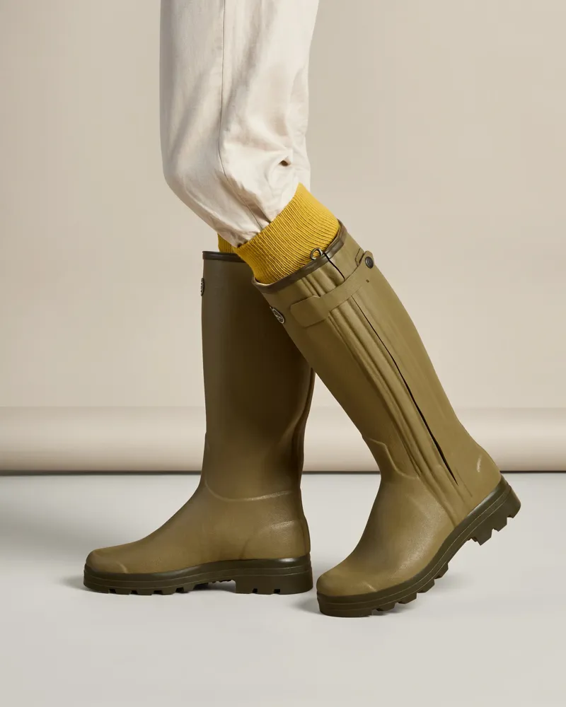 Le Chameau Men's Chasseur Leather Lined Wellington Boot-9