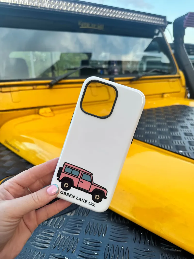 Green Lane Co Custom iPhone case in White