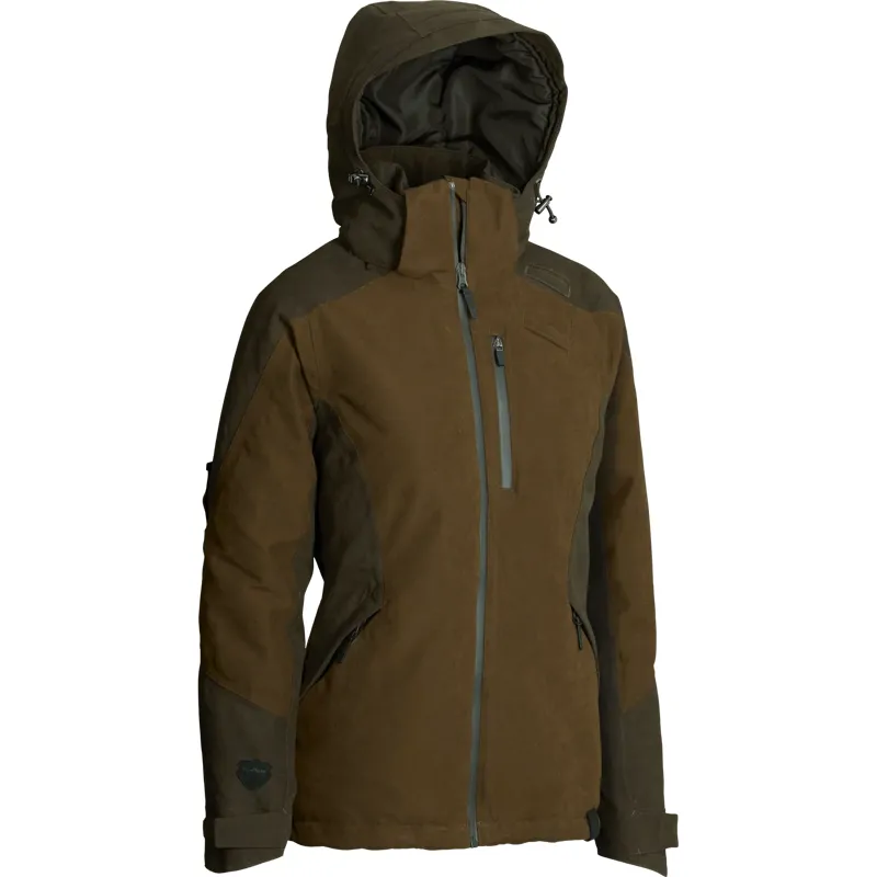 Northern Hunting Elk Ragna Women's Waterproof Jacket in Green-1