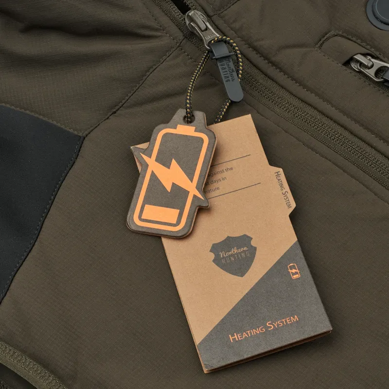 Northern Hunting Reidar Heat Vest in Dark Green-8
