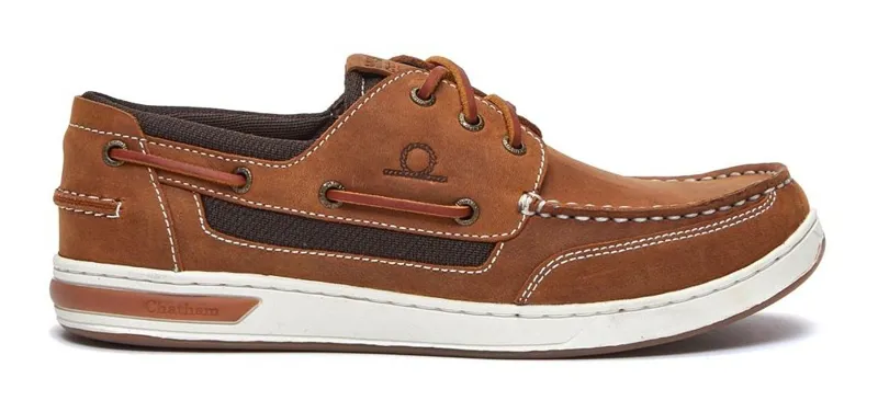 Chatham Footwear Buton G2 Deck Shoe in Walnut