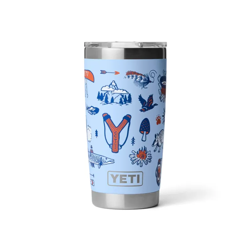 YETI RAMBLER 20 OZ TUMBLER  in BIG SKY SUMMER CAMP