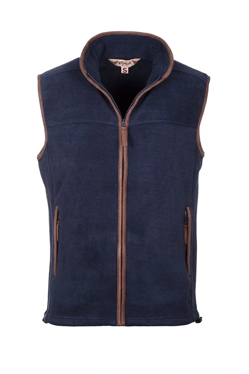 Rydale Men's Premium Fleece Waistcoat in Huggate Ink