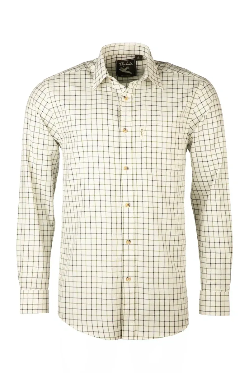 Rydale Men's Country Shirt Lockington in Green/Navy