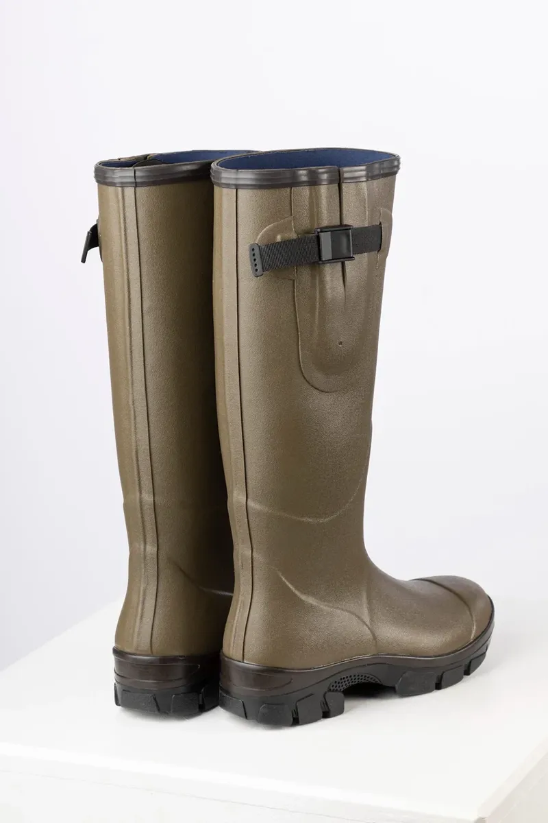 Rydale Men's Neoprene Lined Wellington Boots in Lisset Olive-1