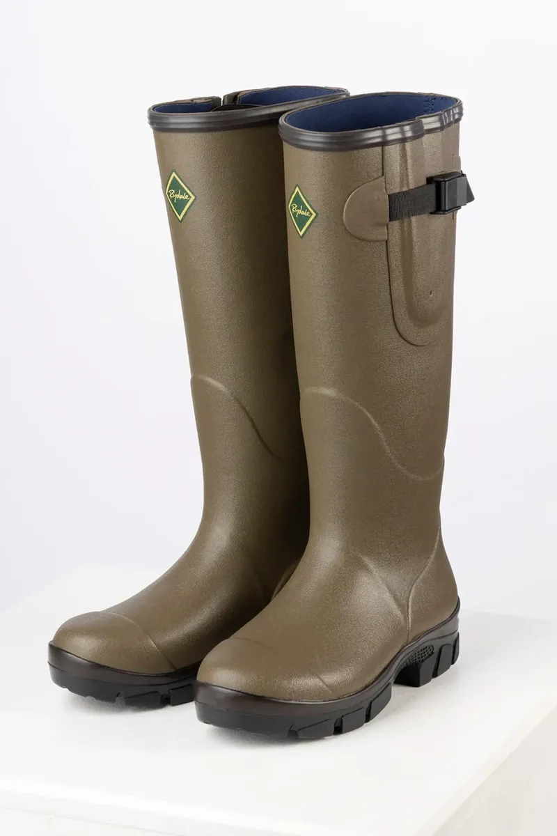 Rydale Men's Neoprene Lined Wellington Boots in Lisset Olive