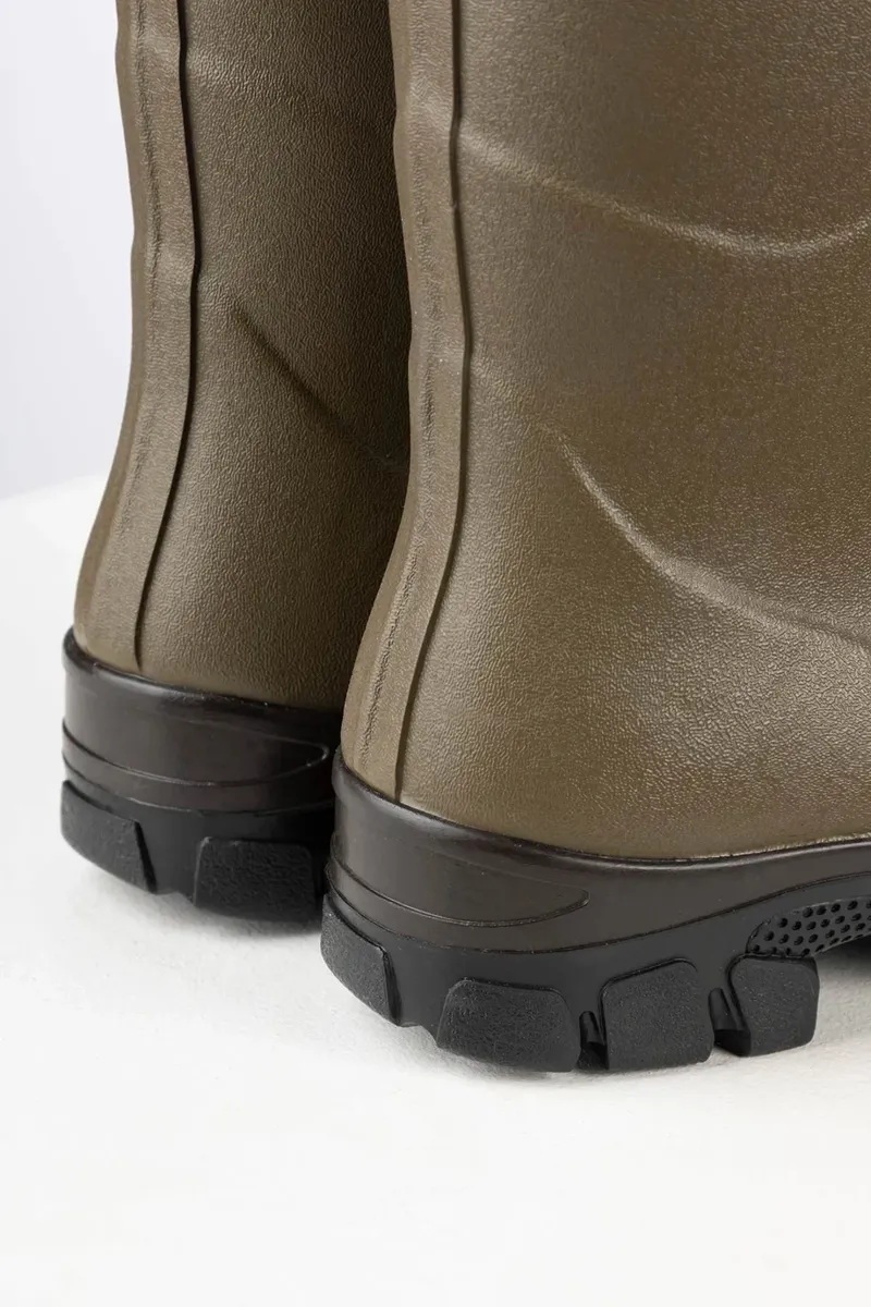 Rydale Men's Neoprene Lined Wellington Boots in Lisset Olive-3