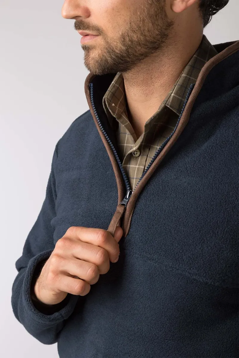 Rydale Men's Overhead Fleece in Huggate Ink-3