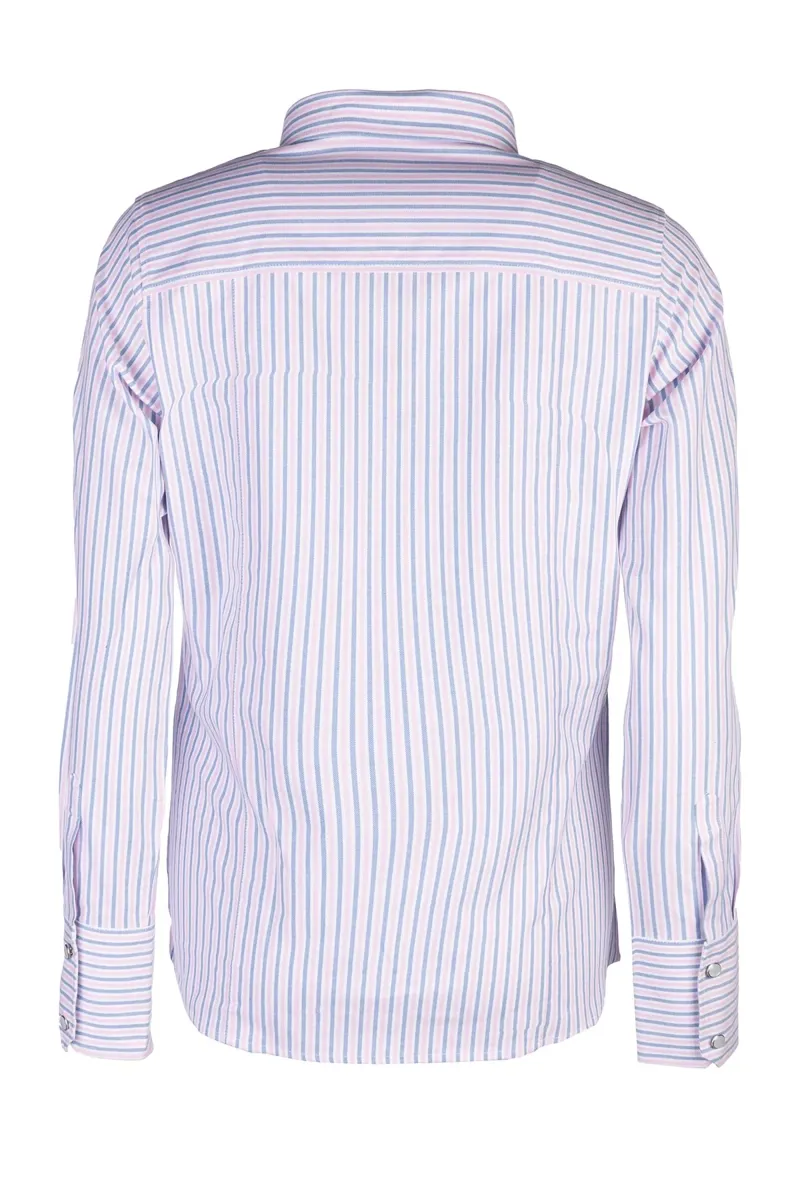 Rydale Ladies Striped Shirt Matilda in Pink Stripe-9