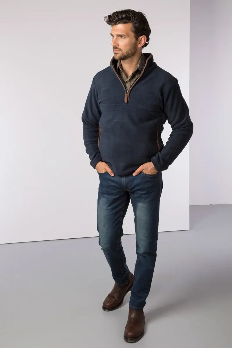 Rydale Men's Overhead Fleece in Huggate Ink-2