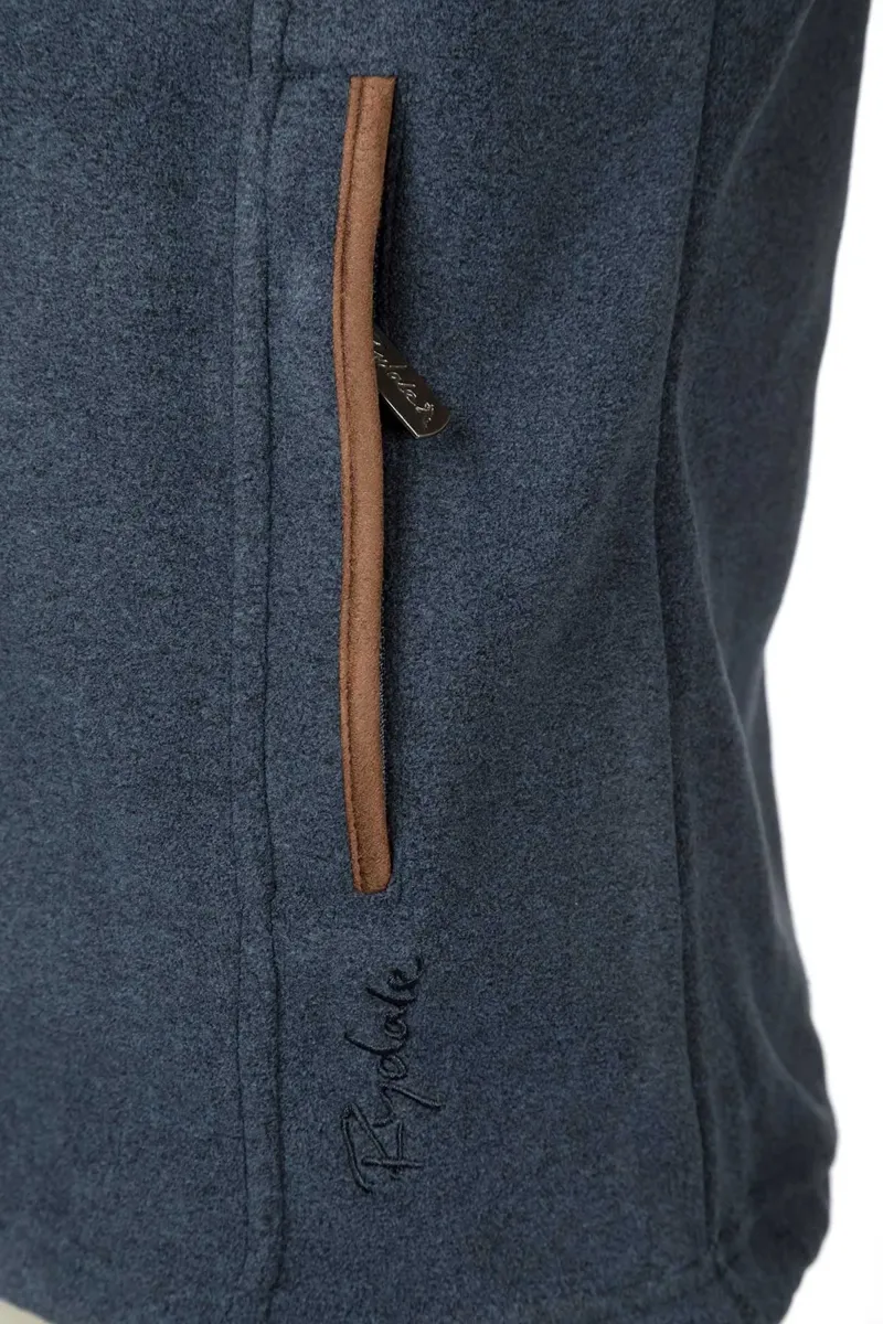 Rydale Ladies Premium Fleece Waistcoat Huggate Ink-9