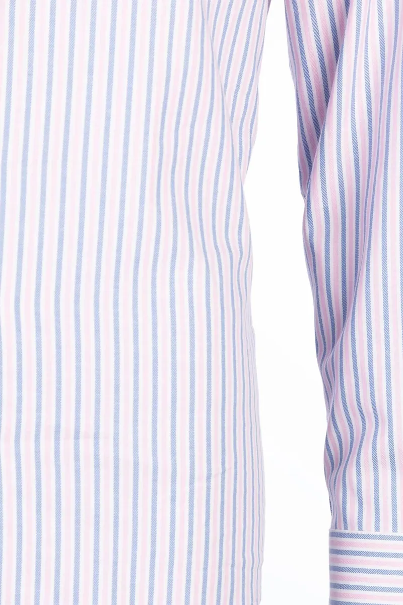 Rydale Ladies Striped Shirt Matilda in Pink Stripe-11