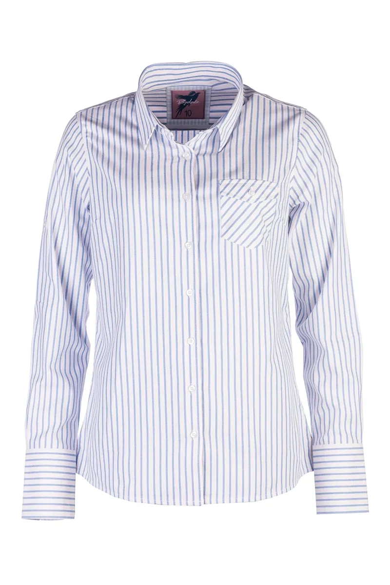 Rydale Ladies Striped Shirt Matilda in Cloudless-8