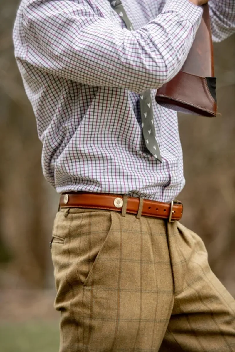 Hicks and Hides Broadway Multi Field Belt in Cognac-1