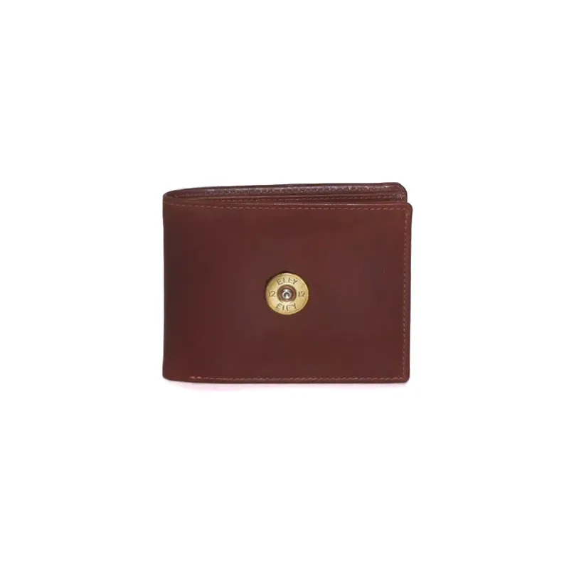 Hicks and Hides Brown 12 Bore Wallet