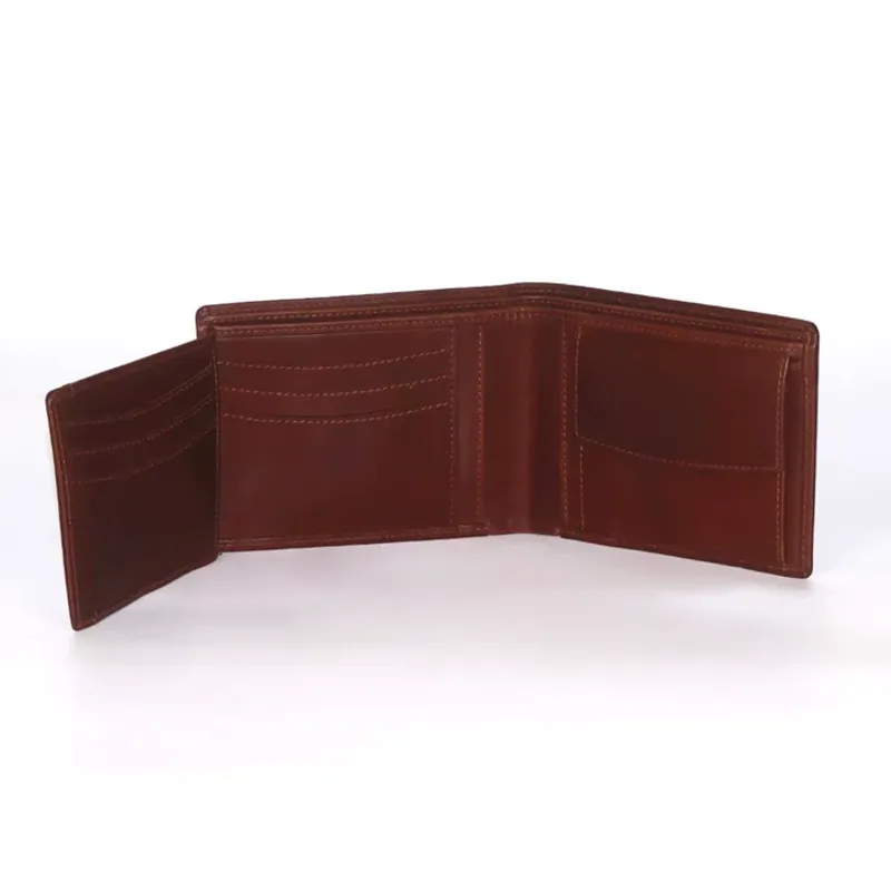 Hicks and Hides Brown 12 Bore Wallet-1