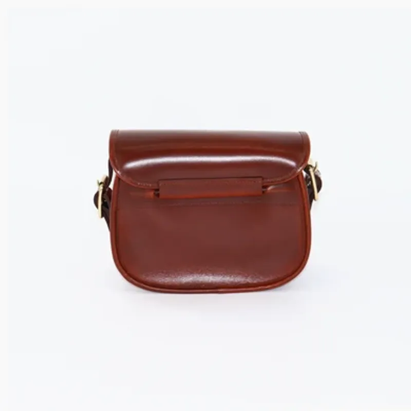 Hicks and Hides Cognac Cartridge Bag-2
