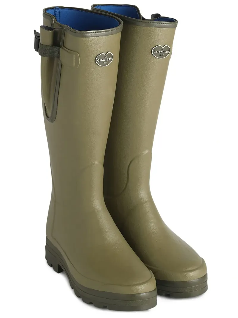 Le Chameau Men's Vierzonord Neoprene Lined Boot in Vert Vierzon