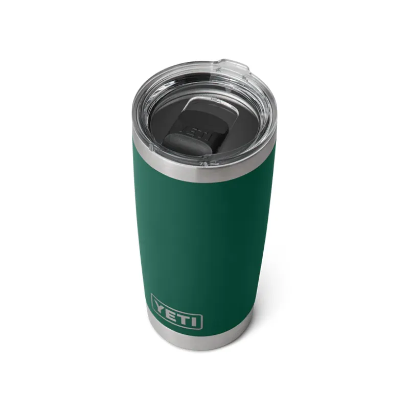 YETI RAMBLER 20 OZ TUMBLER in Black Forest Green-1