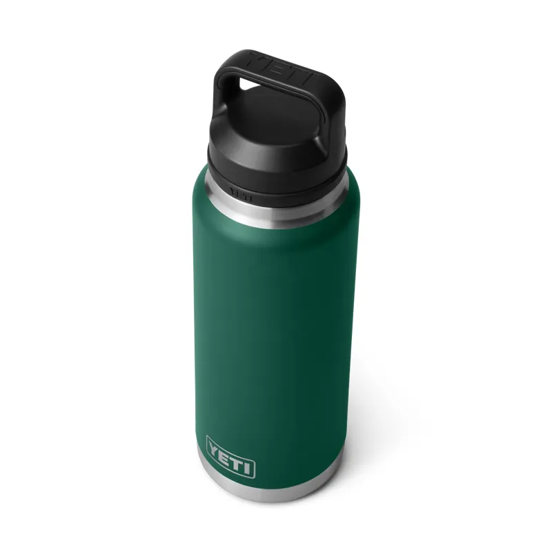 YETI RAMBLER 36 OZ BOTTLE CHUG in Black Forest Green-2