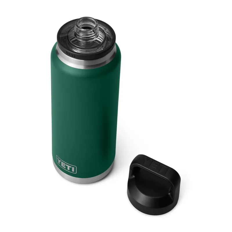 YETI RAMBLER 36 OZ BOTTLE CHUG in Black Forest Green-1