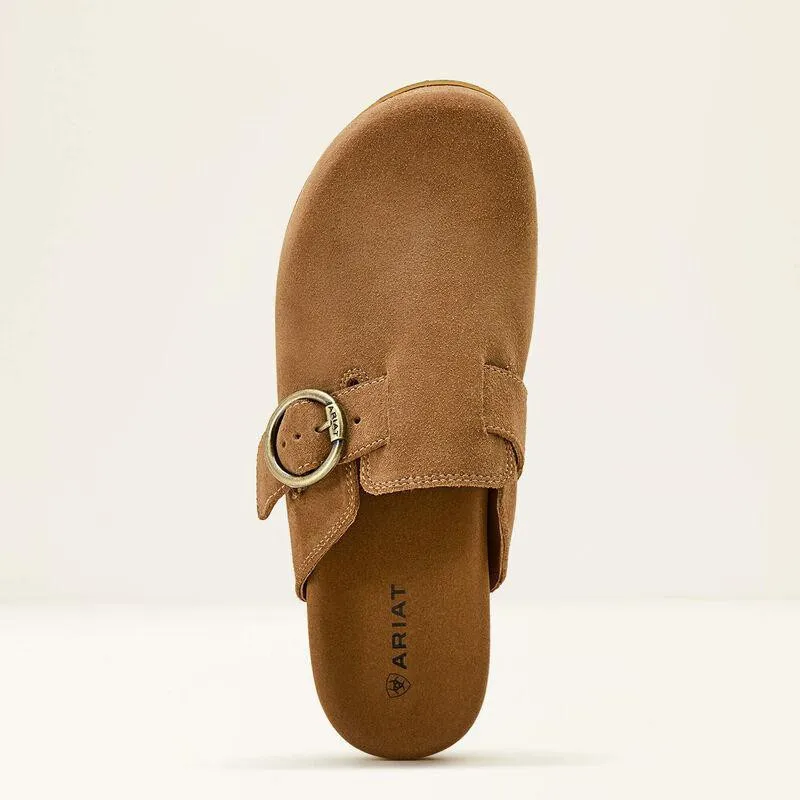 Ariat Women's Country Mule Suede in Caramel-2
