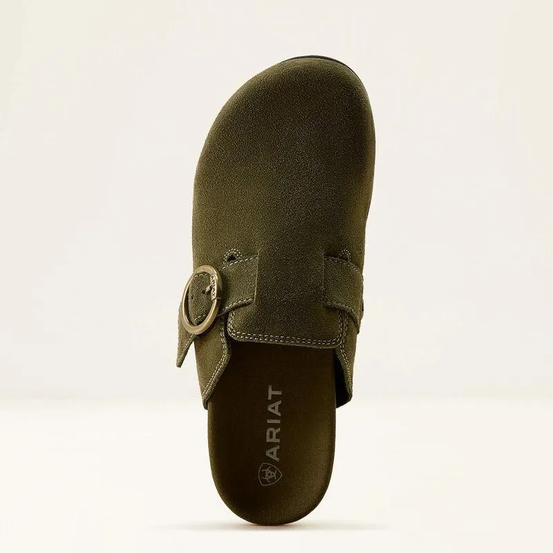 Ariat Country Mule Suede in Olive-2