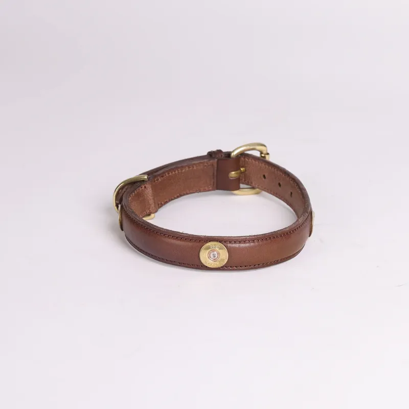 Hicks and Hides Laverton Multi Field Dog Collar in Brown