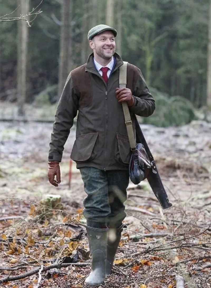 Laksen Clay Pro Shooting Jacket w. CTX in Olive-1