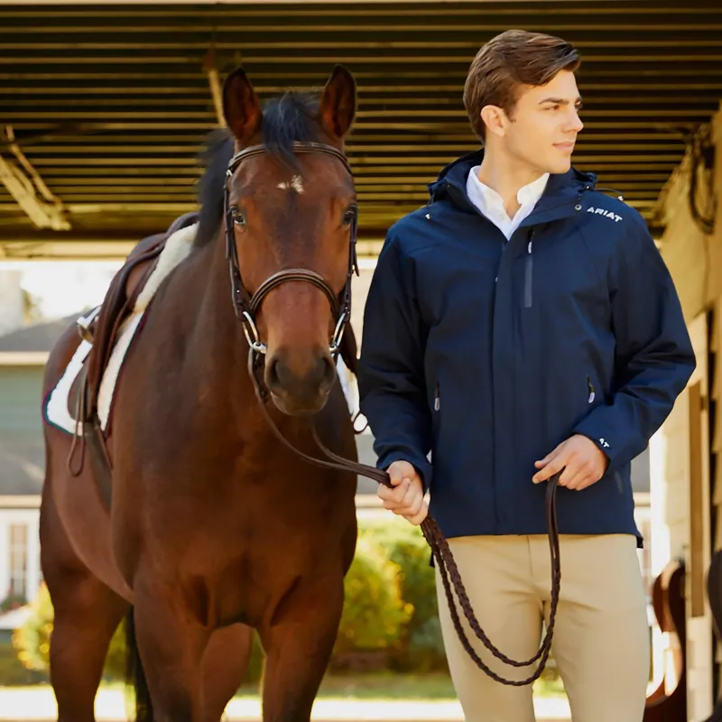 Ariat Coastal Waterproof Jacket Men's in Navy-10