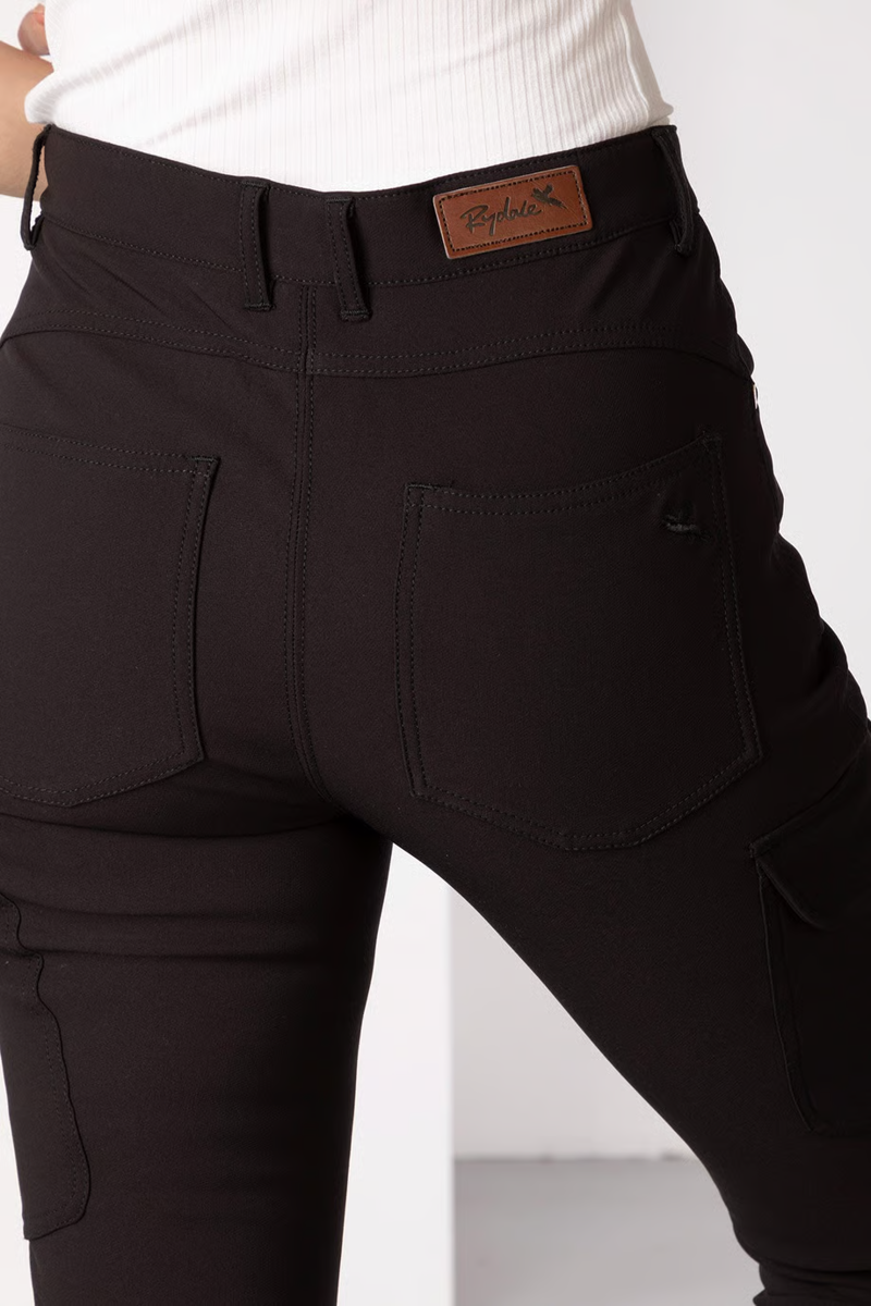 Rydale Ladies Walking Trousers With Pocket Aike II Black-3