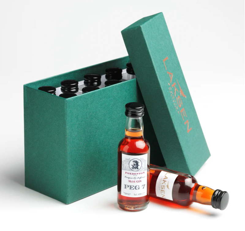 Laksen Foxdenton Sloe Gin Peg Finder Box 10 x 50cl