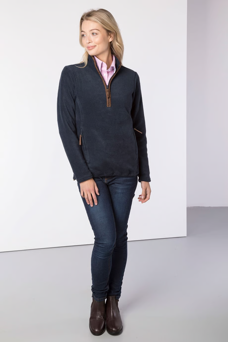 Rydale Ladies Huggate Overhead Fleece in Ink-3
