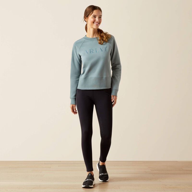 Ariat Martine Women's Sweatshirt in Steel Sage-2