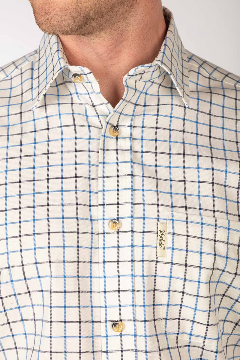 Rydale Men's Country Shirt Lockington in Blue/Navy-6