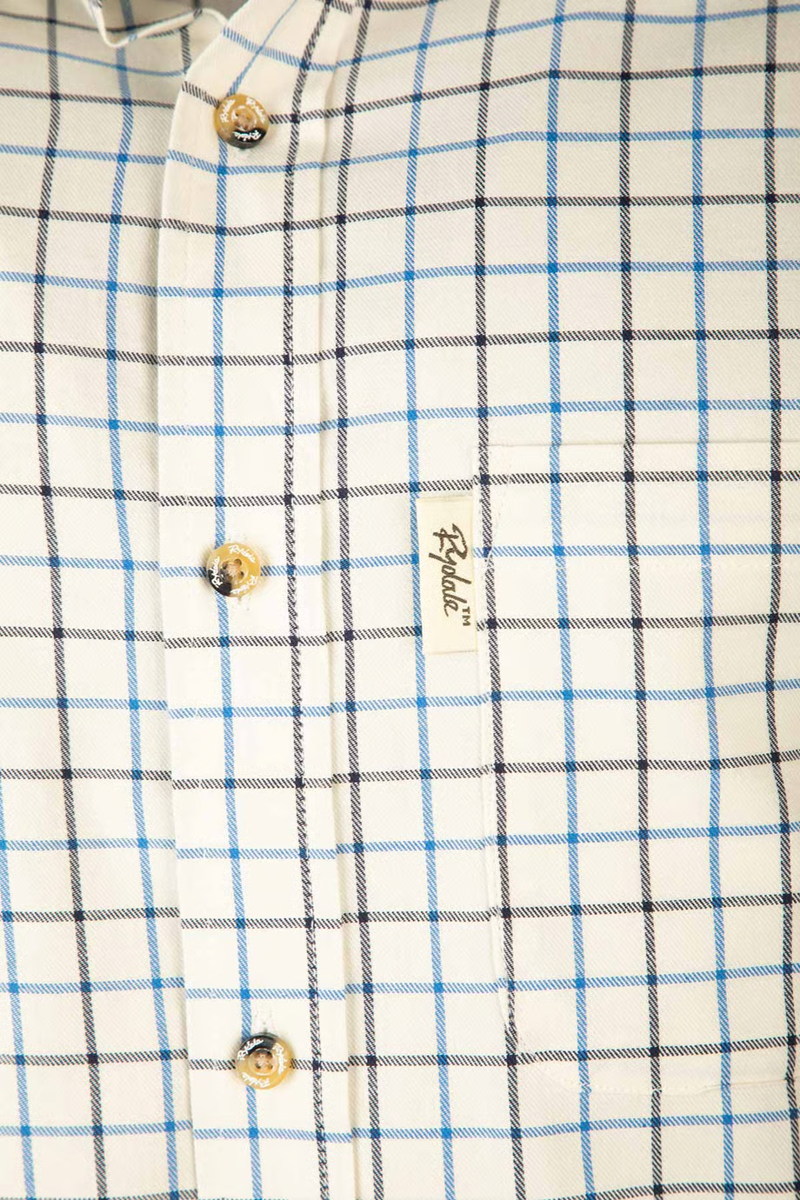 Rydale Men's Country Shirt Lockington in Blue/Navy-2