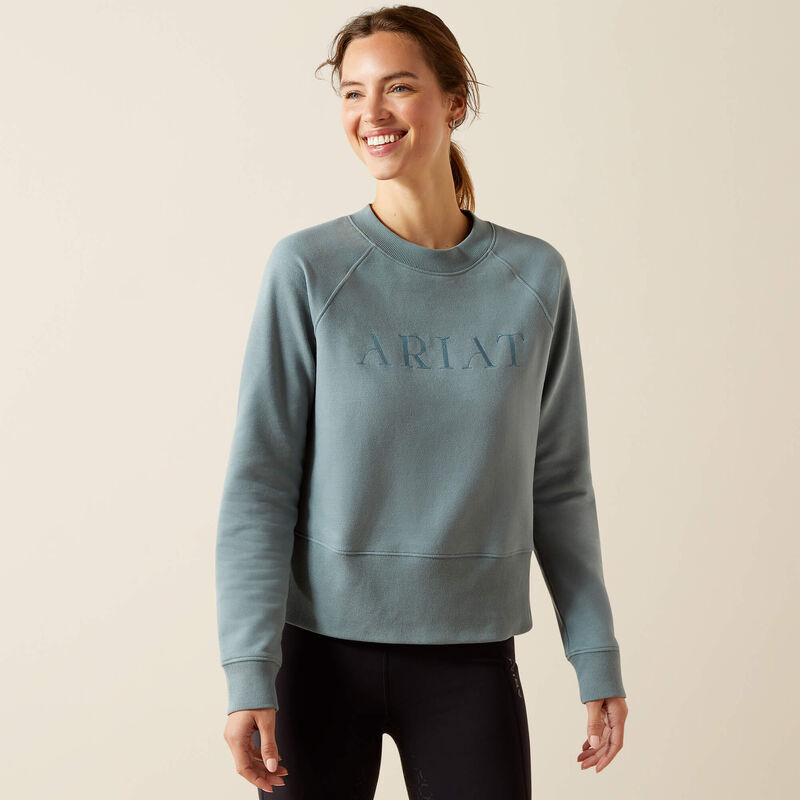 Ariat Martine Women's Sweatshirt in Steel Sage