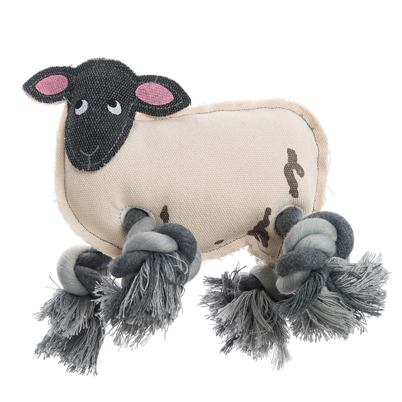 Sophie Allport Sheep Dog Toy in White