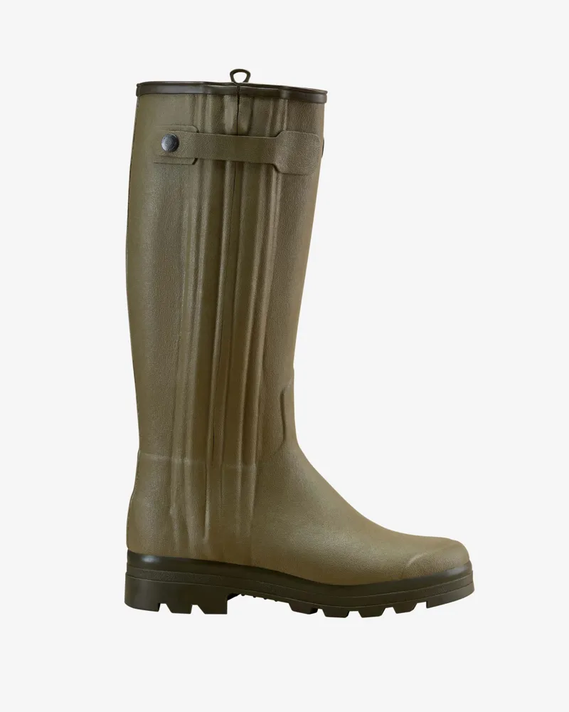 Le Chameau Men's Chasseur Leather Lined Wellington Boot