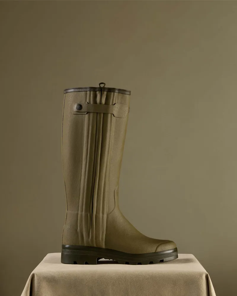 Le Chameau Men's Chasseur Leather Lined Wellington Boot-5