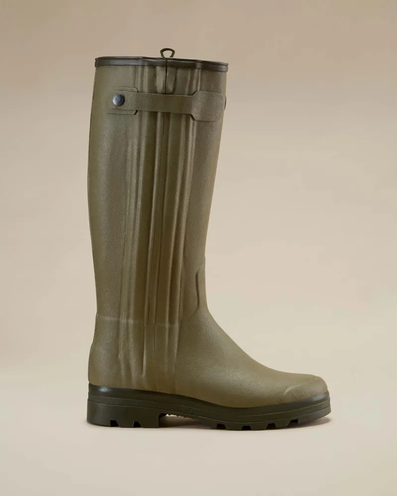 Le Chameau Men's Chasseur Leather Lined Wellington Boot-4