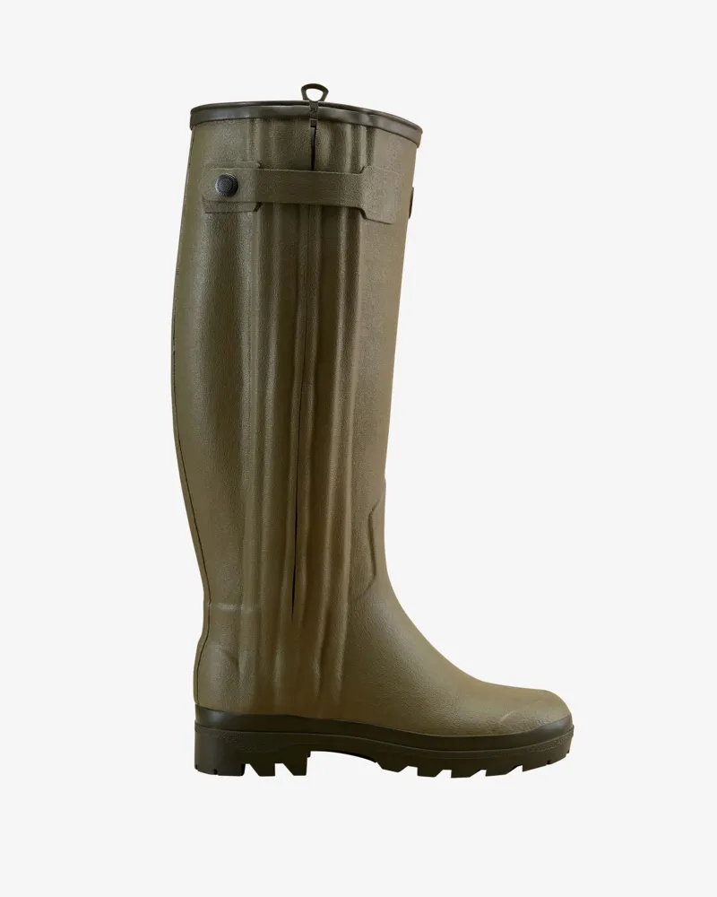 Le Chameau Women's Chasseur Leather Lined Wellington Boot