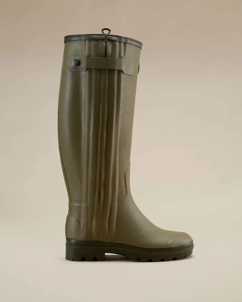 Le Chameau Women's Chasseur Leather Lined Wellington Boot-1