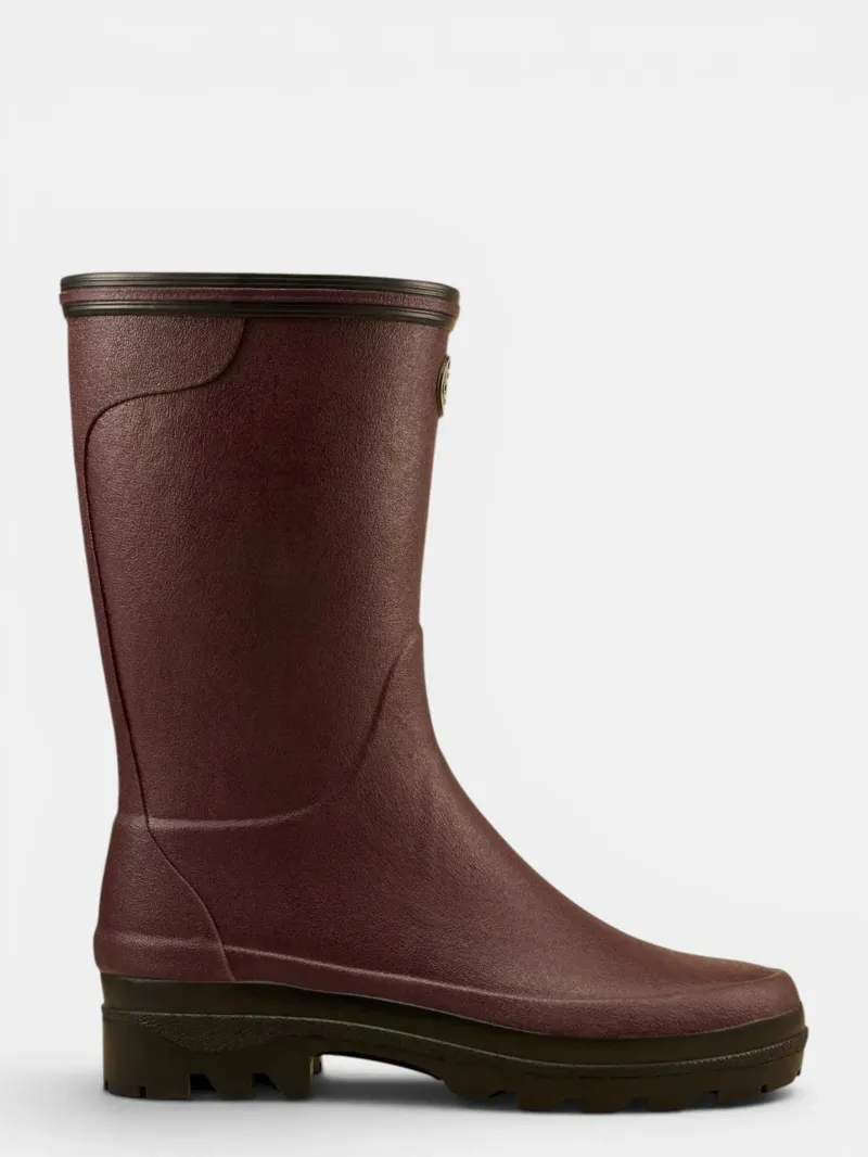 Le Chameau Women's Giverny Jersey Lined Bottillon in Cherry