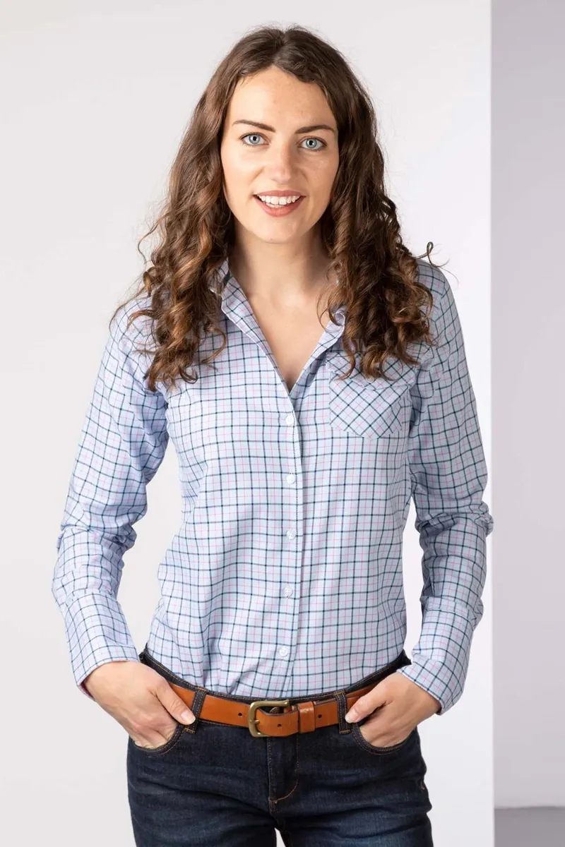 Rydale Hannah Country Shirt - Ellie II - Blue
